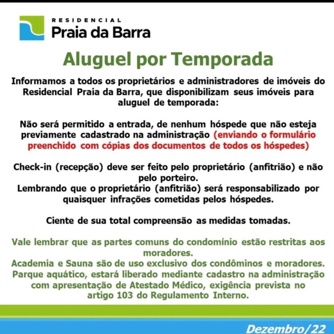 Appartement Apto Vista Mar E Pe Na Areia Da Barra Da Tijuca *